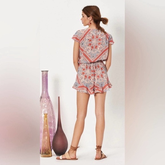 Tularosa Ashby Romper in Bandana - Picture 2 of 11